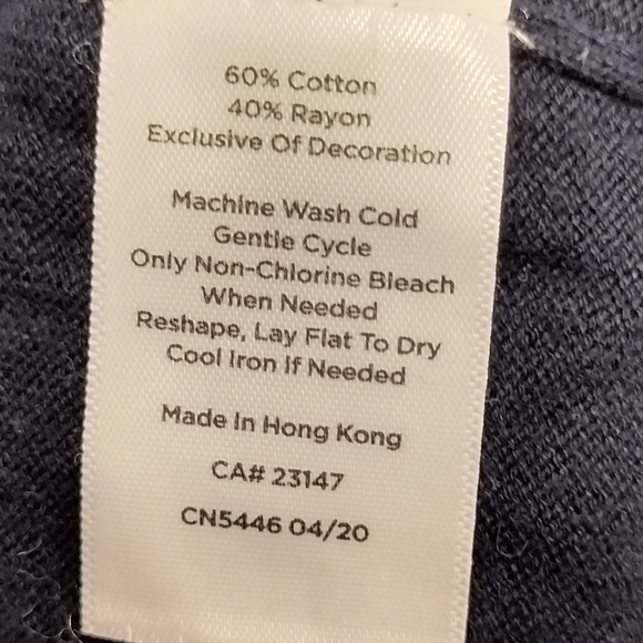 Talbots Charming Embroidered Sweater Cardigan Women's L Blue French Artsy Retro - Picture 12 of 12